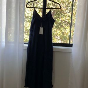 A New Day blue leopard print dress